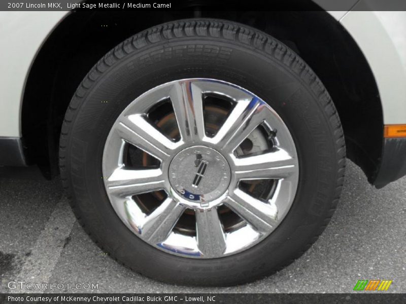 Light Sage Metallic / Medium Camel 2007 Lincoln MKX