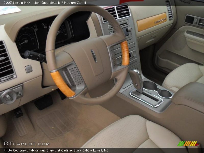Light Sage Metallic / Medium Camel 2007 Lincoln MKX