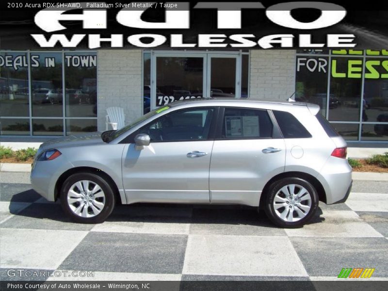 Palladium Silver Metallic / Taupe 2010 Acura RDX SH-AWD