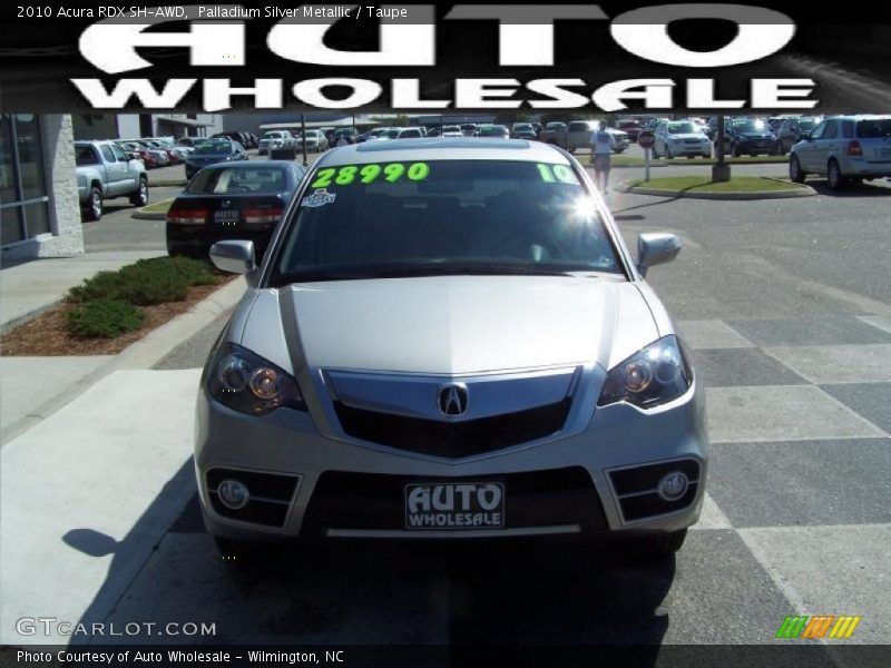 Palladium Silver Metallic / Taupe 2010 Acura RDX SH-AWD