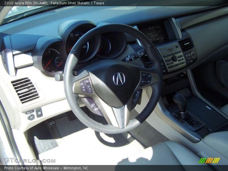 Palladium Silver Metallic / Taupe 2010 Acura RDX SH-AWD