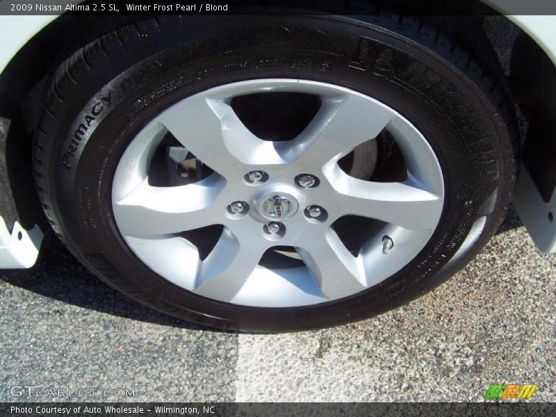 Winter Frost Pearl / Blond 2009 Nissan Altima 2.5 SL