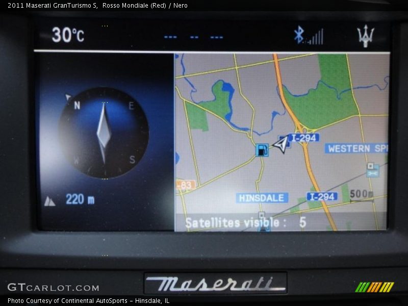 Navigation of 2011 GranTurismo S