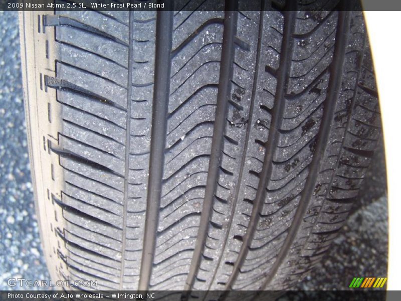 Winter Frost Pearl / Blond 2009 Nissan Altima 2.5 SL