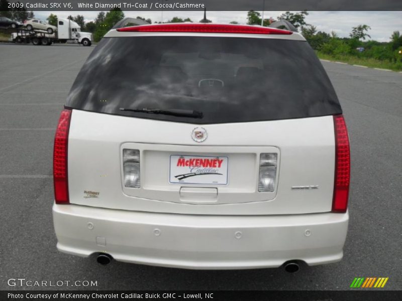 White Diamond Tri-Coat / Cocoa/Cashmere 2009 Cadillac SRX V6