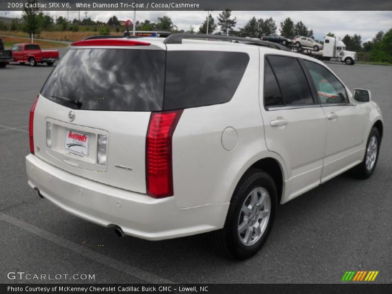 White Diamond Tri-Coat / Cocoa/Cashmere 2009 Cadillac SRX V6