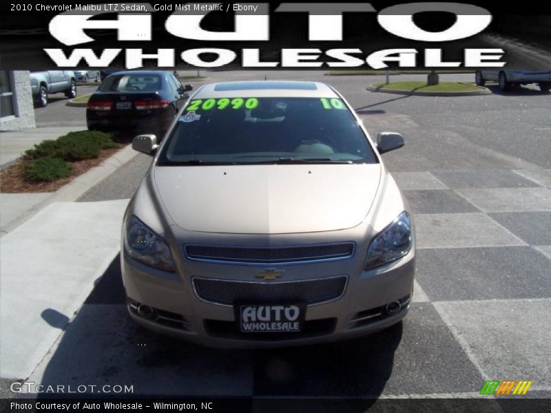 Gold Mist Metallic / Ebony 2010 Chevrolet Malibu LTZ Sedan