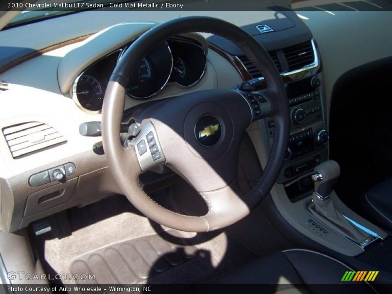 Gold Mist Metallic / Ebony 2010 Chevrolet Malibu LTZ Sedan