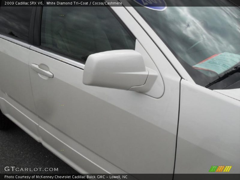 White Diamond Tri-Coat / Cocoa/Cashmere 2009 Cadillac SRX V6