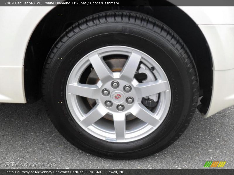 White Diamond Tri-Coat / Cocoa/Cashmere 2009 Cadillac SRX V6