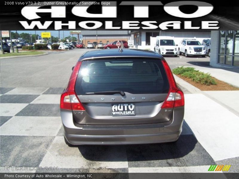 Oyster Grey Metallic / Sandstone Beige 2008 Volvo V70 3.2