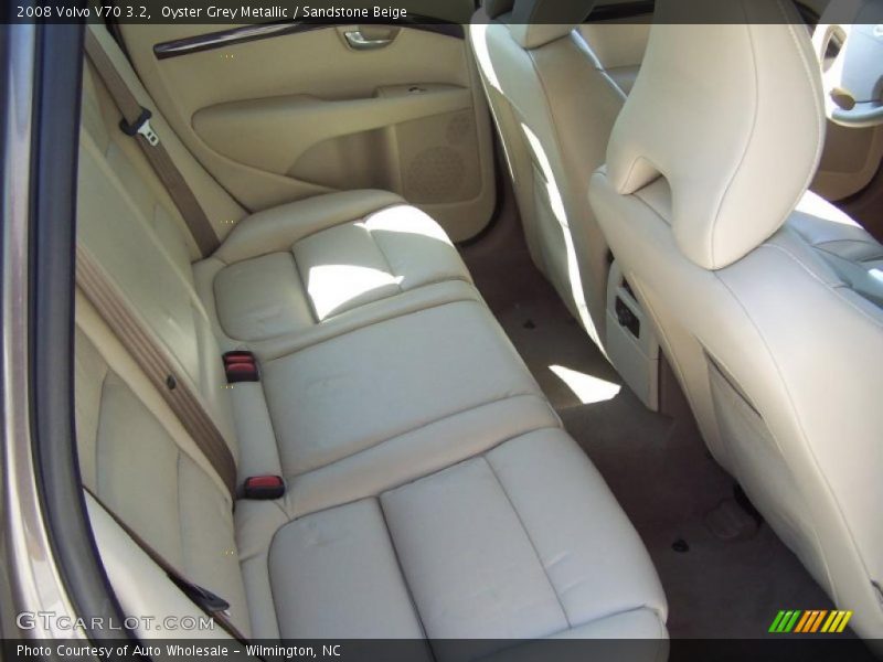Oyster Grey Metallic / Sandstone Beige 2008 Volvo V70 3.2