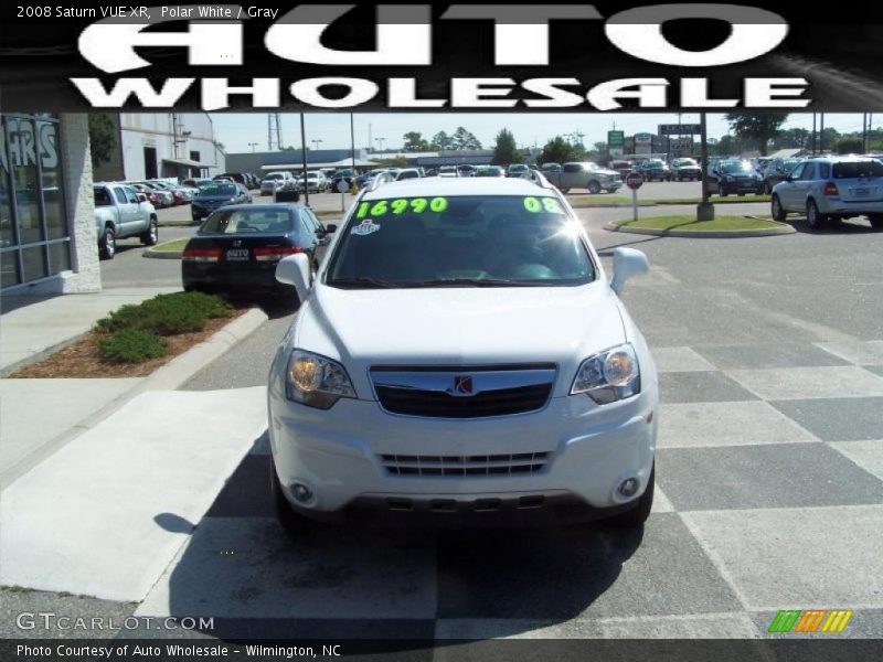 Polar White / Gray 2008 Saturn VUE XR