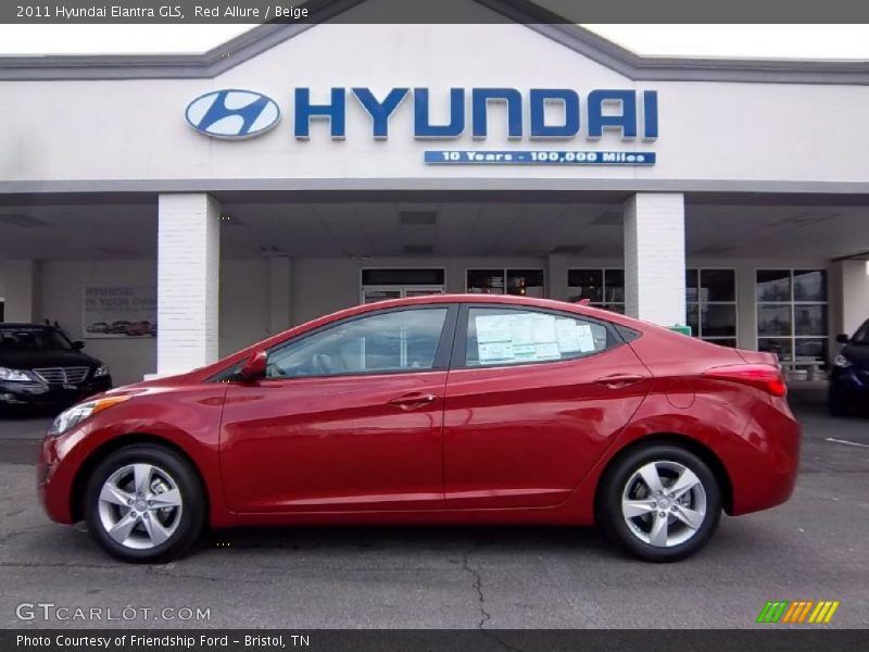  2011 Elantra GLS Red Allure
