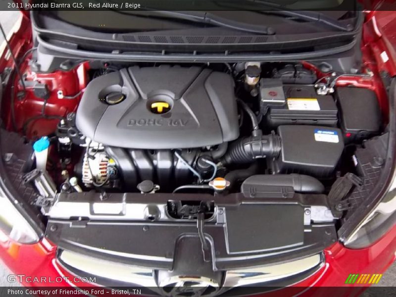  2011 Elantra GLS Engine - 1.8 Liter DOHC 16-Valve D-CVVT 4 Cylinder