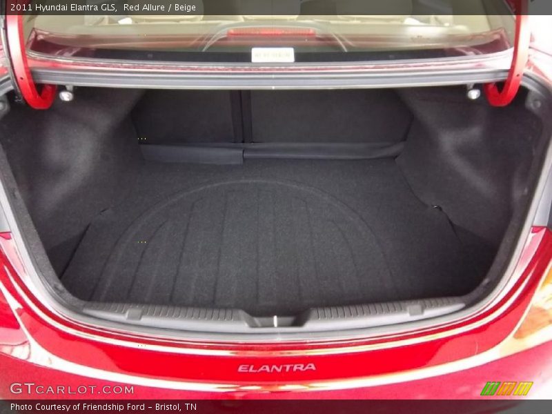 Red Allure / Beige 2011 Hyundai Elantra GLS