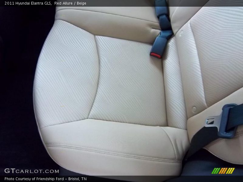 Red Allure / Beige 2011 Hyundai Elantra GLS