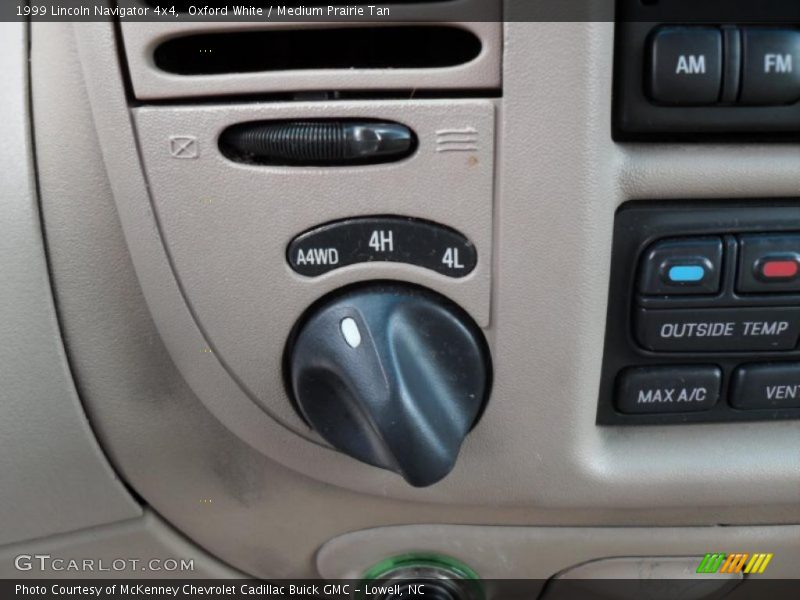 Controls of 1999 Navigator 4x4