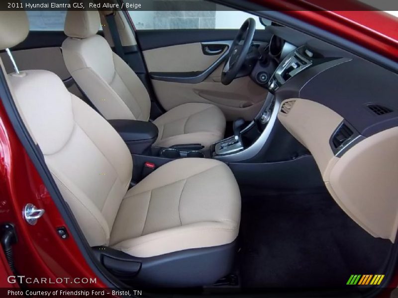  2011 Elantra GLS Beige Interior
