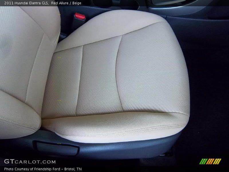 Red Allure / Beige 2011 Hyundai Elantra GLS