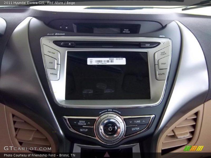 Controls of 2011 Elantra GLS