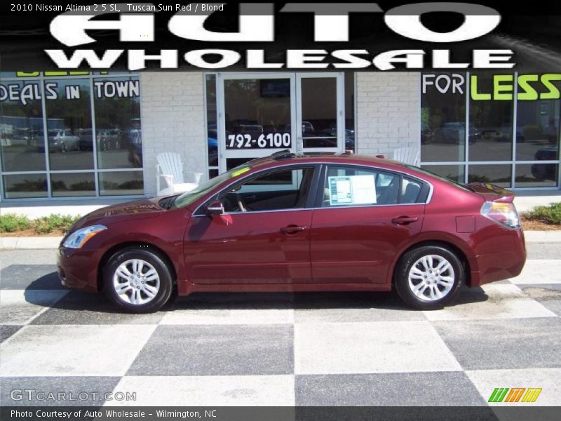 Tuscan Sun Red / Blond 2010 Nissan Altima 2.5 SL