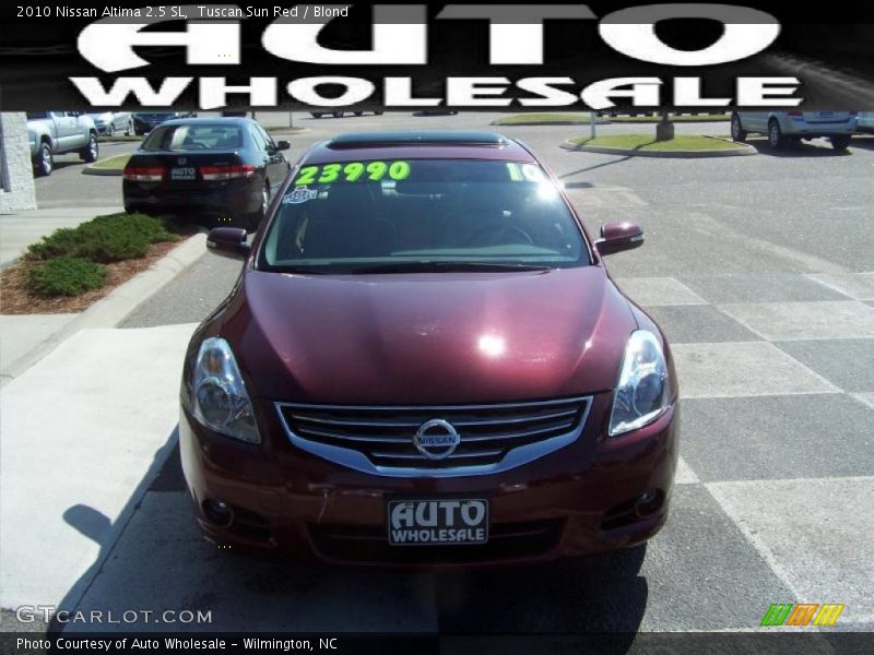 Tuscan Sun Red / Blond 2010 Nissan Altima 2.5 SL
