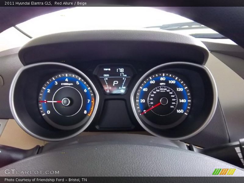  2011 Elantra GLS GLS Gauges