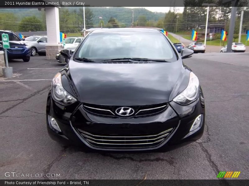 Black / Gray 2011 Hyundai Elantra Limited
