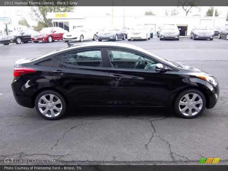 Black / Gray 2011 Hyundai Elantra Limited