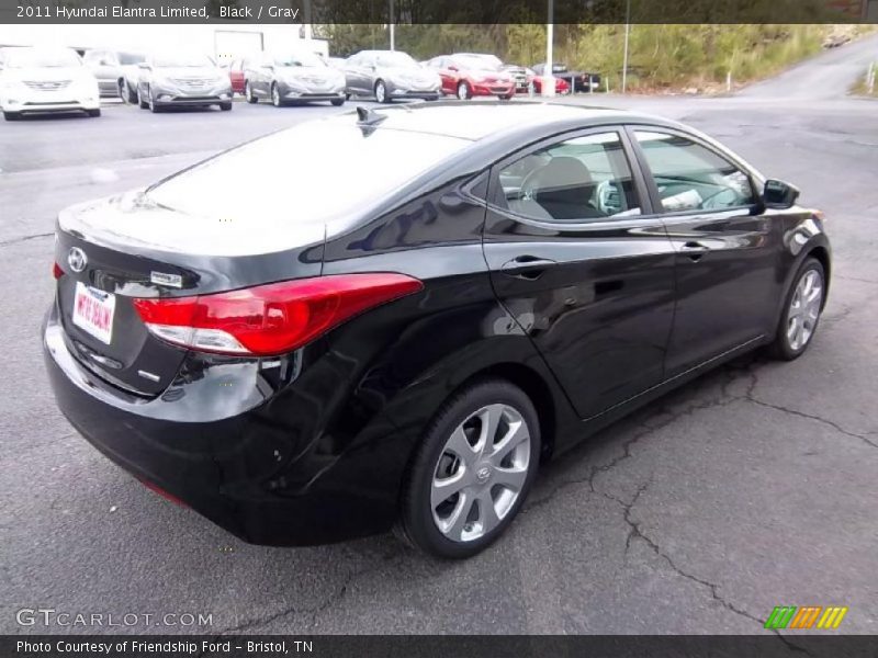 Black / Gray 2011 Hyundai Elantra Limited