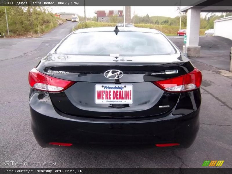 Black / Gray 2011 Hyundai Elantra Limited