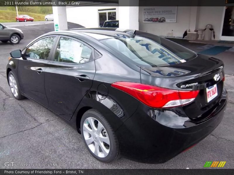 Black / Gray 2011 Hyundai Elantra Limited