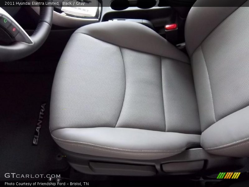 Black / Gray 2011 Hyundai Elantra Limited
