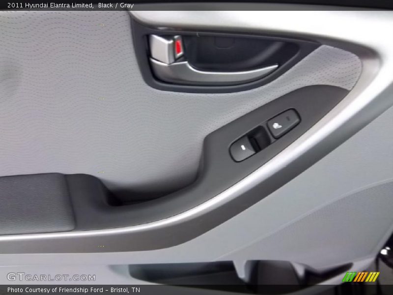 Black / Gray 2011 Hyundai Elantra Limited