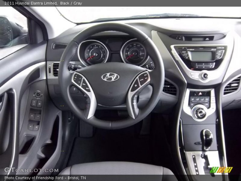 Dashboard of 2011 Elantra Limited