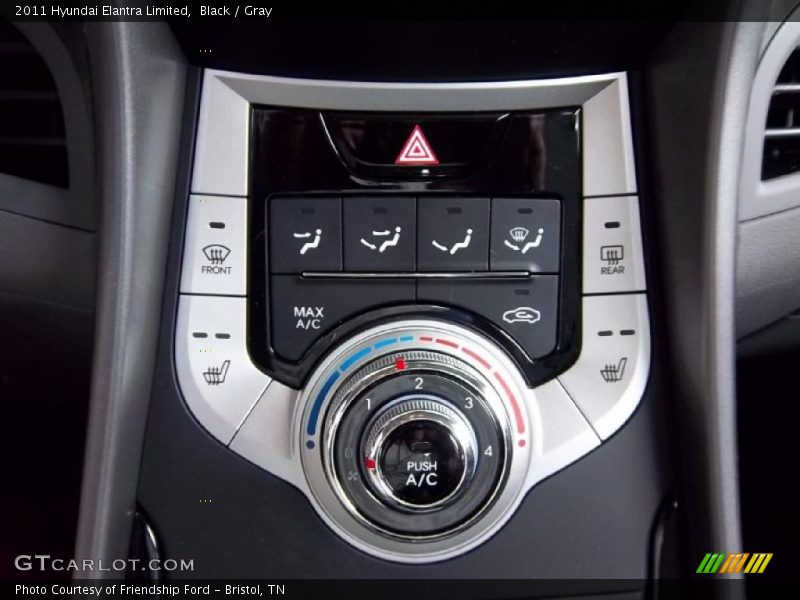 Controls of 2011 Elantra Limited
