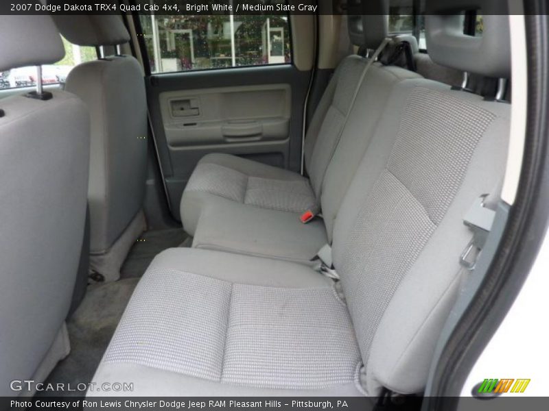  2007 Dakota TRX4 Quad Cab 4x4 Medium Slate Gray Interior
