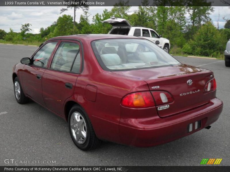 Venetian Red Pearl / Pebble Beige 1999 Toyota Corolla VE