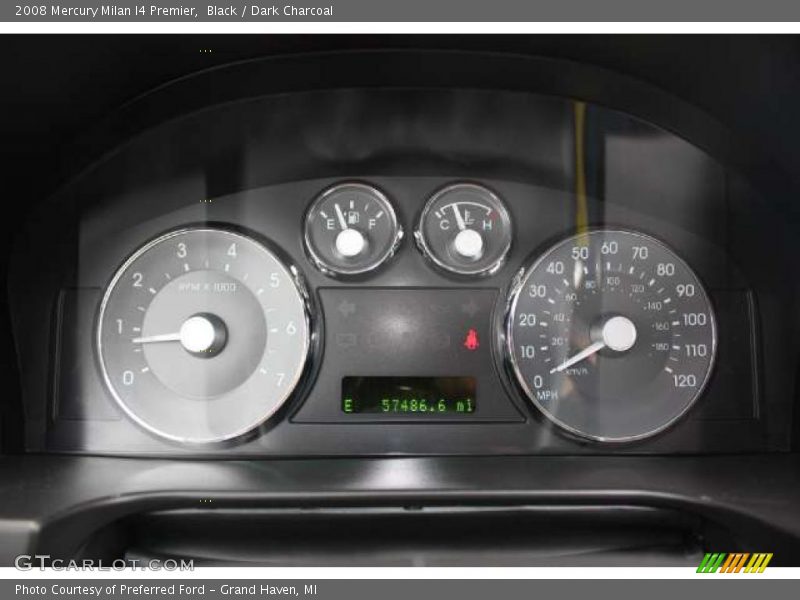 Black / Dark Charcoal 2008 Mercury Milan I4 Premier