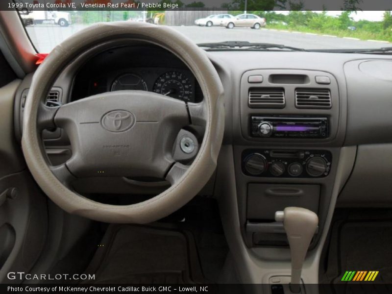 Venetian Red Pearl / Pebble Beige 1999 Toyota Corolla VE