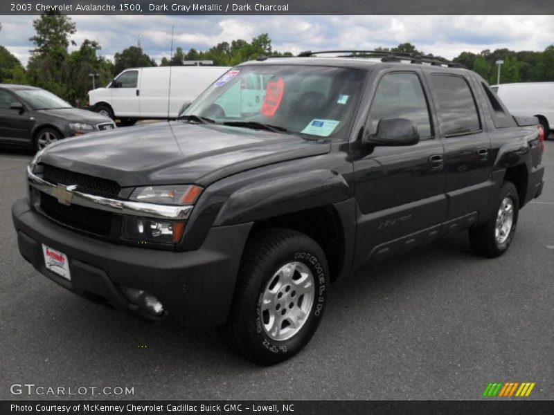 Dark Gray Metallic / Dark Charcoal 2003 Chevrolet Avalanche 1500