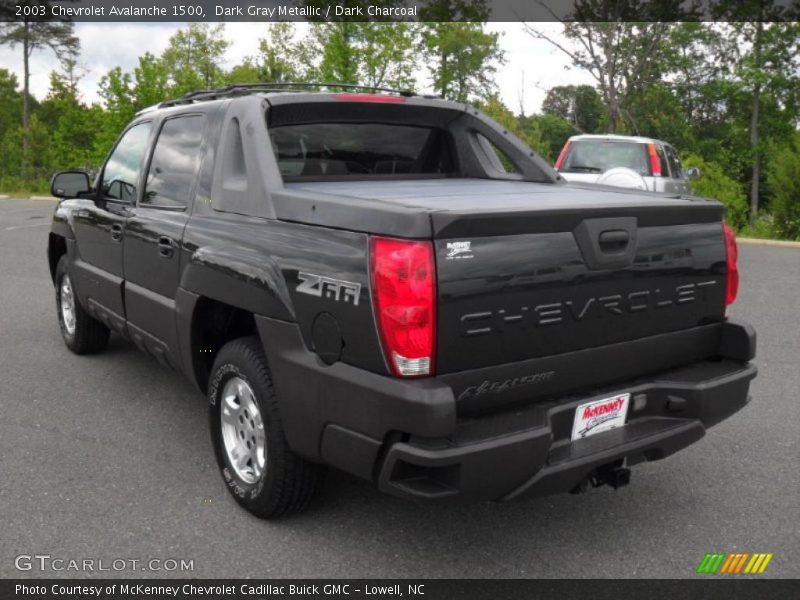 Dark Gray Metallic / Dark Charcoal 2003 Chevrolet Avalanche 1500