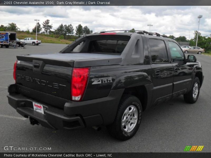Dark Gray Metallic / Dark Charcoal 2003 Chevrolet Avalanche 1500