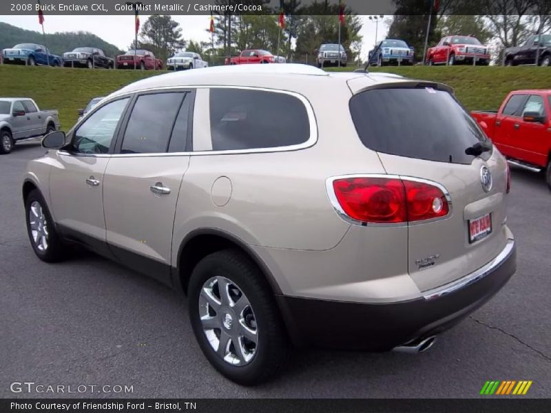 Gold Mist Metallic / Cashmere/Cocoa 2008 Buick Enclave CXL