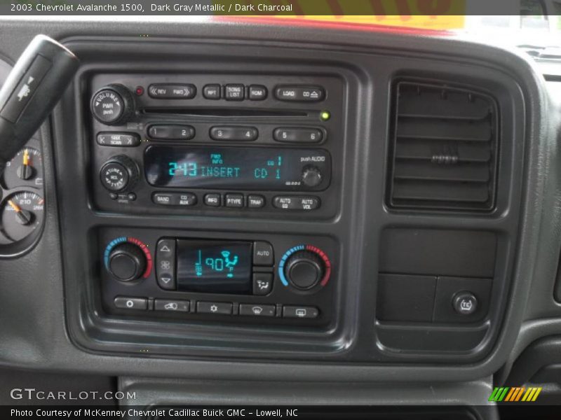 Dark Gray Metallic / Dark Charcoal 2003 Chevrolet Avalanche 1500