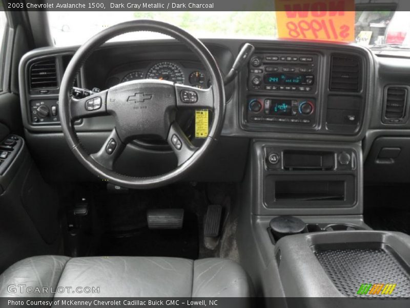 Dark Gray Metallic / Dark Charcoal 2003 Chevrolet Avalanche 1500