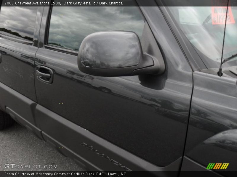 Dark Gray Metallic / Dark Charcoal 2003 Chevrolet Avalanche 1500