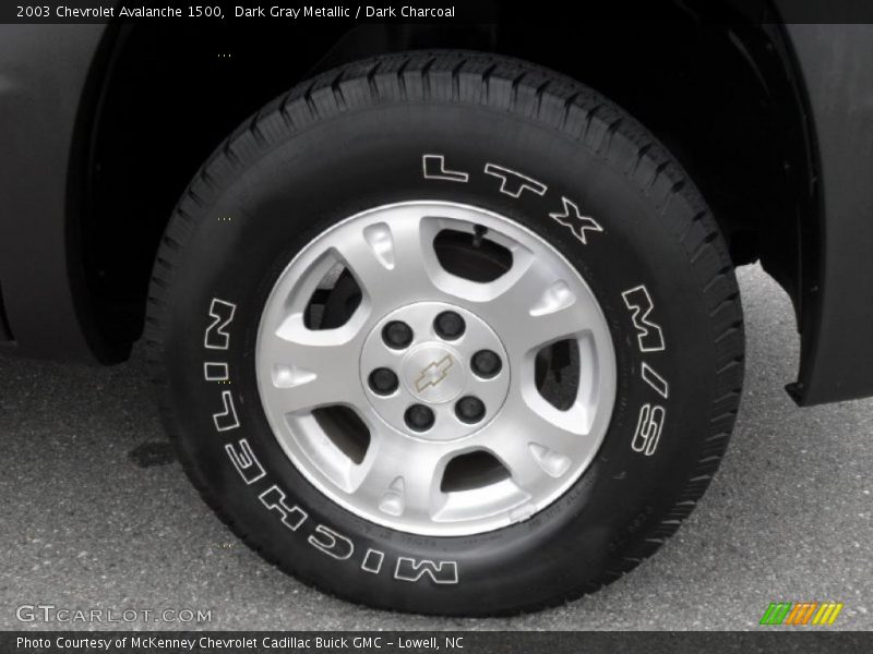 Dark Gray Metallic / Dark Charcoal 2003 Chevrolet Avalanche 1500