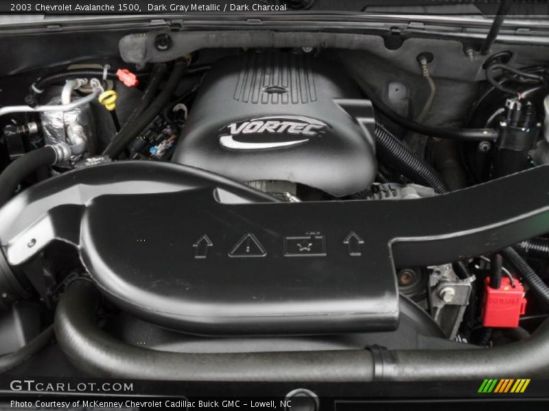 Dark Gray Metallic / Dark Charcoal 2003 Chevrolet Avalanche 1500